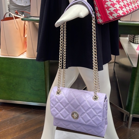 Kate Spade WKRU7074 Natalia Small Flap Crossbody In Lilac Frost - Picture 2 of 16